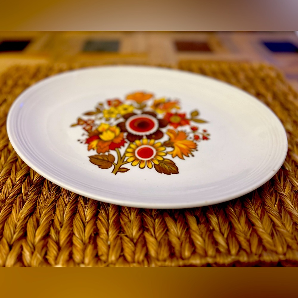 VINTAGE Myott Floral Festival Ironstone‎ platter
